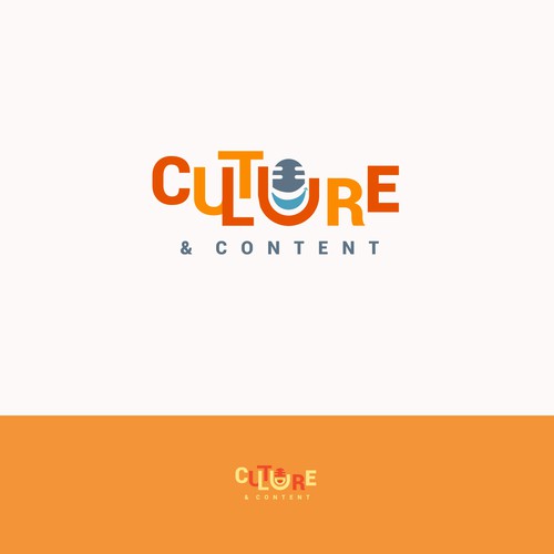 Podcast Logo for a Fun Business Podcast Intersecting Company Culture & Marketing Design by Owlman Creatives