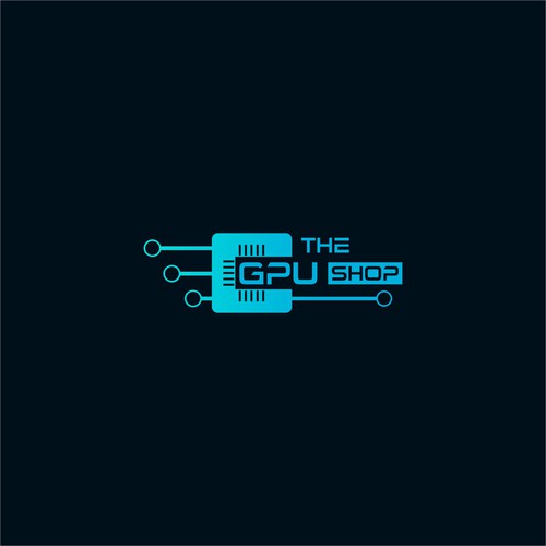 Create a futuristic logo for "The GPU Shop" Design by echo 99
