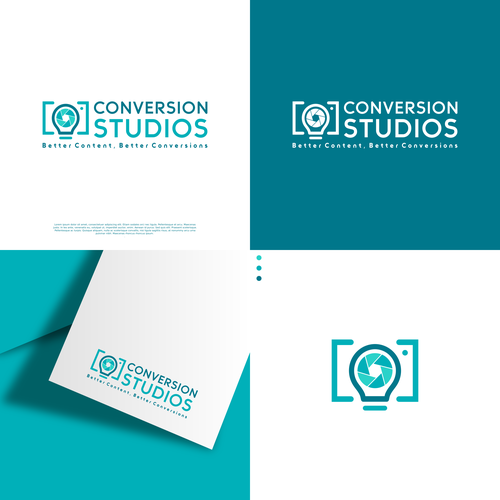 logo design for "conversion studios" photography studio Design by Direwolf Design