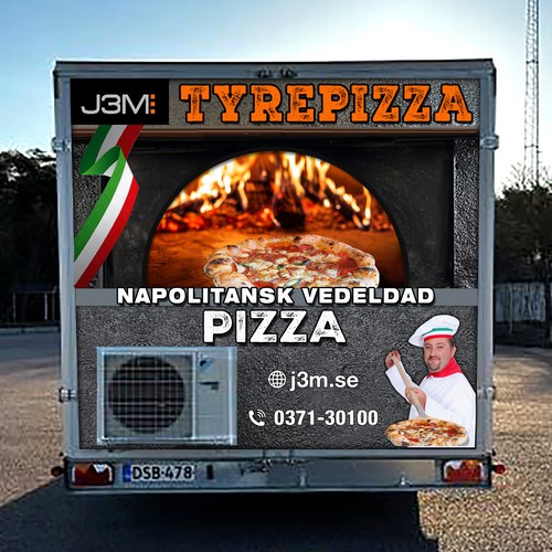 PIZZA trailer - be creative! Design by LY RA