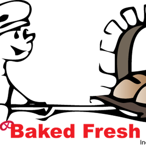 logo for Baked Fresh, Inc. Design by creative bella