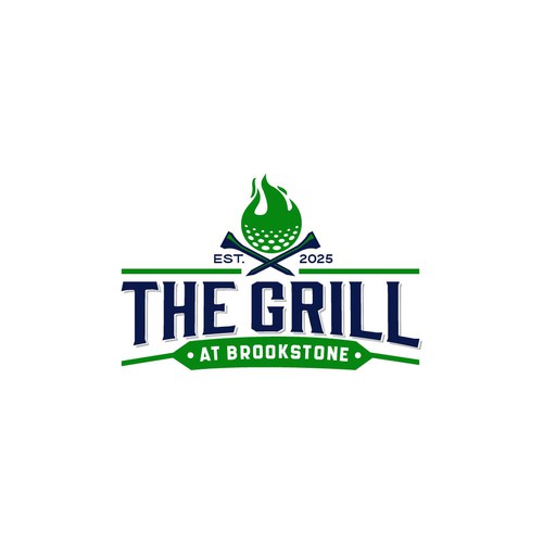 Fun and Modern Golf Course Restaurant Logo Design by bondeng17