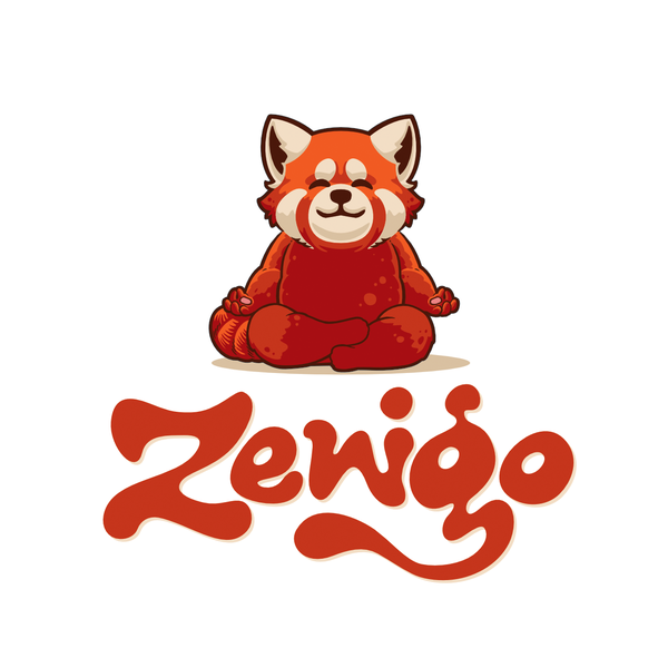 Zen Fat Red Panda Logo