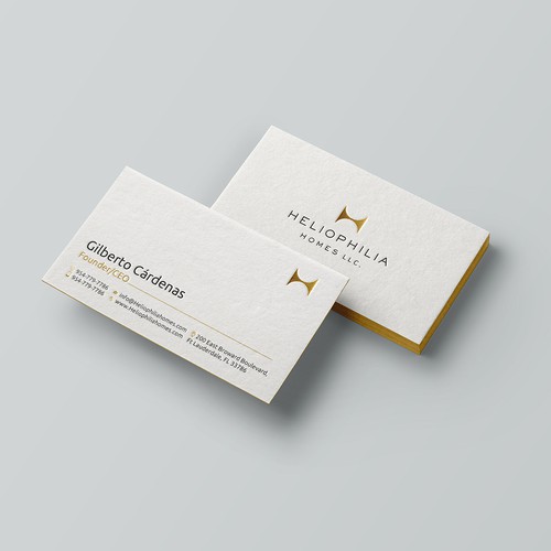 Luxury Custom Home Builder Business Cards needed Design by Azzedine D