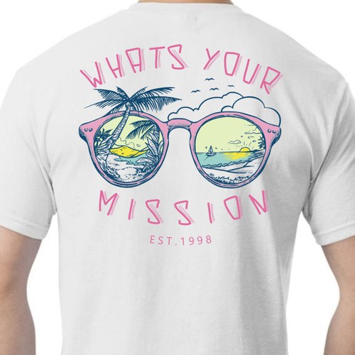 Design a cool surf style t-shirt for adventure company Design por BRTHR-ED