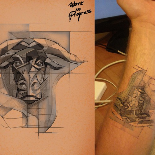 Tattoo design - check it out! Diseño de Jetta