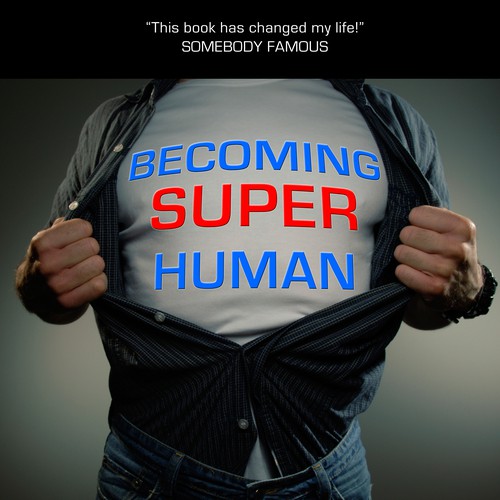 "Becoming Superhuman" Book Cover Ontwerp door Qishi