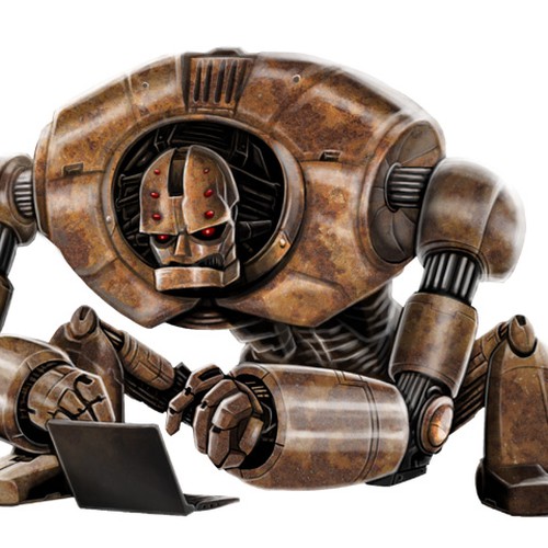 Computer modeled (CG) evil robot illustration Design von zoelhenry