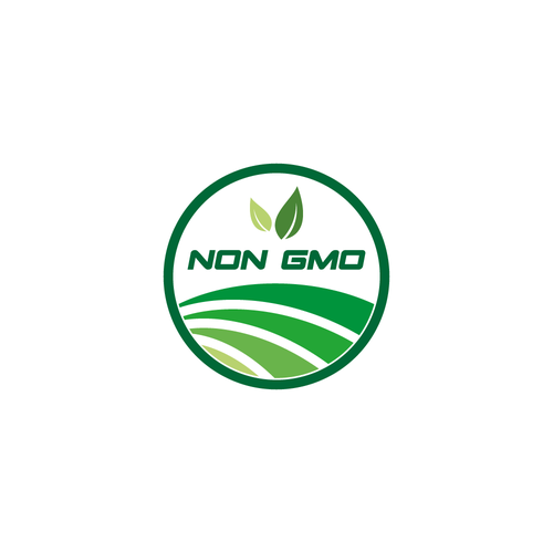 Design Food Packaging NON-GMO Logo di abdulluqmanatwork