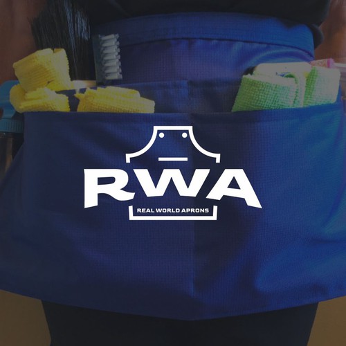 Real World Aprons Logo Design by QR_design