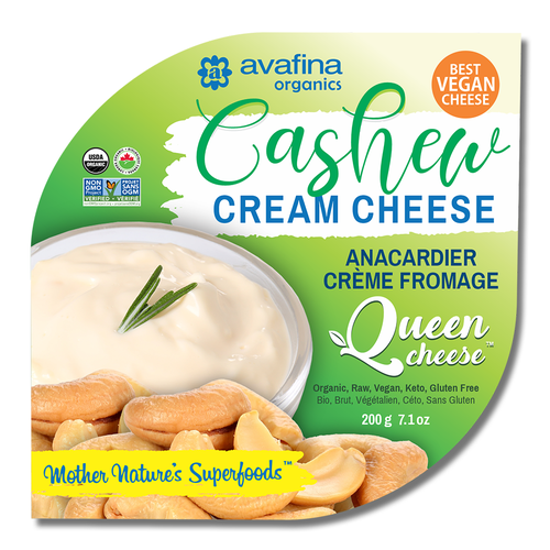 Vegan Cashew Cheese Packaging Rebrand Design by TypeF Design