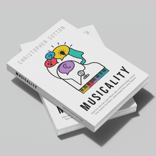 Design a timeless, eye-catching book cover for a new classic in music education Design by phifx