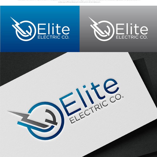 Elite Electric Co. Logo Design Design by GivenChy