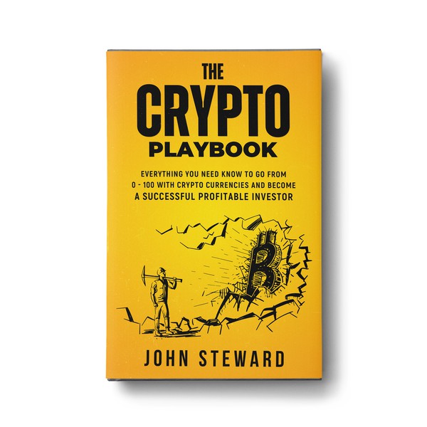 Design by FIAZ.AHMED titled "THE CRYPTO PLAYBOOK"