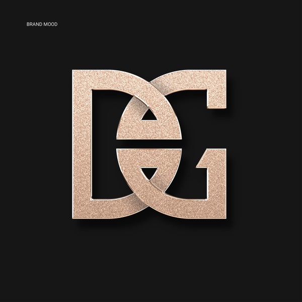 Monogram letter D & G