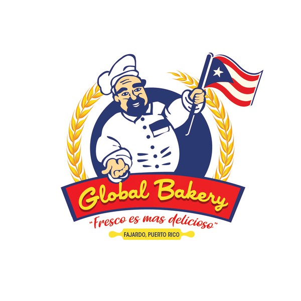 Design by ozenkgraphic titled "Global Bakery"