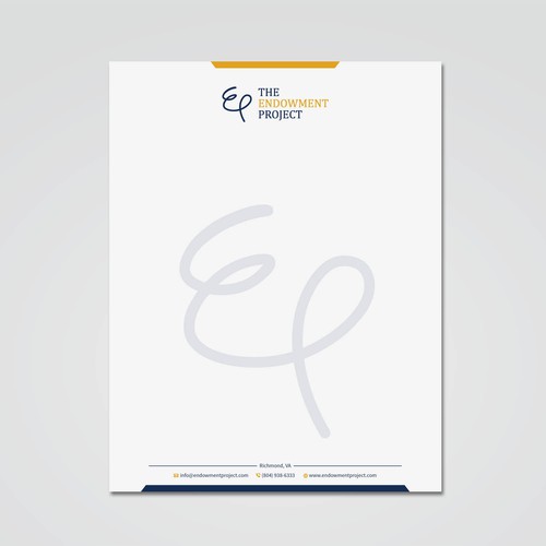Clean, simple note design, The Endowment Project Design by Tcmenk