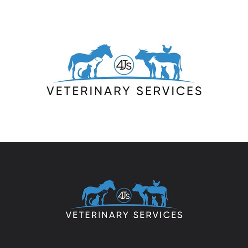 Designs Mixed animal veterinarian logo Logo design contest