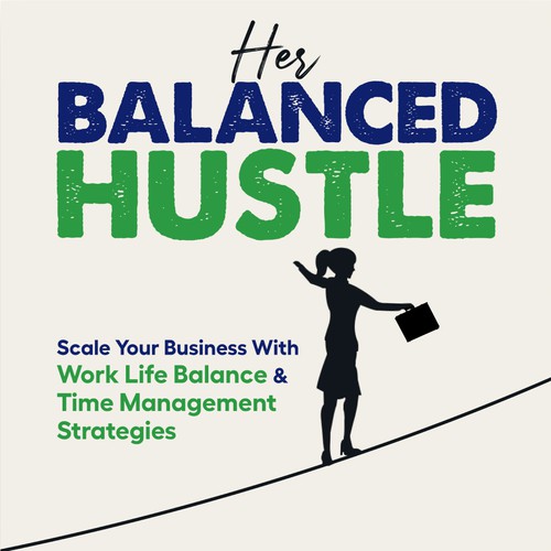 Her Balanced Hustle Cover Art Design by OnnoRokom