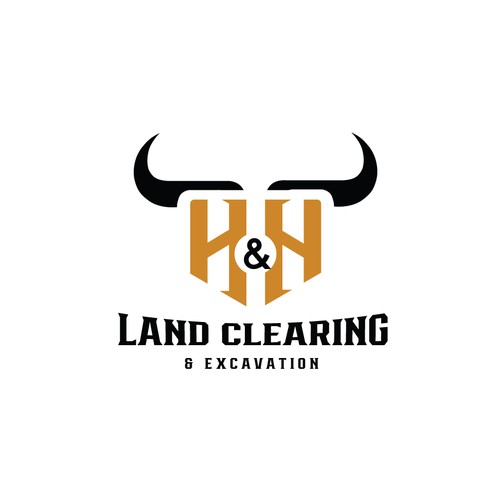 LOGO AND LETTER HEAD FOR H&H LAND CLEARING AND EXEXCAVATION Design por MagesticD