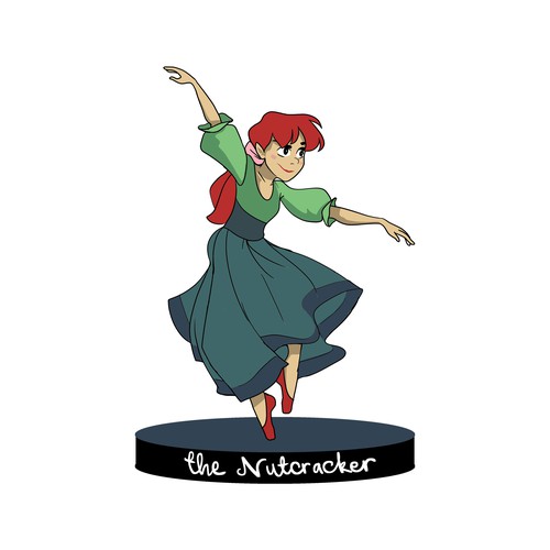 Design a Beautiful Nutcracker Sticker Design by kngjrmy