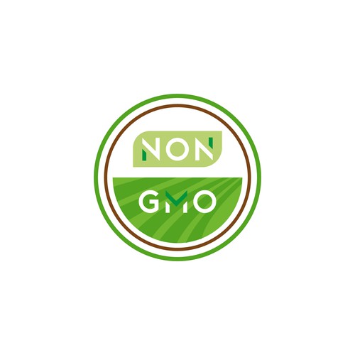 Food Packaging NON-GMO Logo Design by Nishat BD