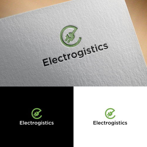 Design a logo for an eco-friendly electric logistics company Design by -BlackHorse™ -