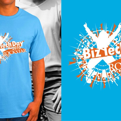 Design di Give us your best creative design! BizTechDay T-shirt contest di w2n