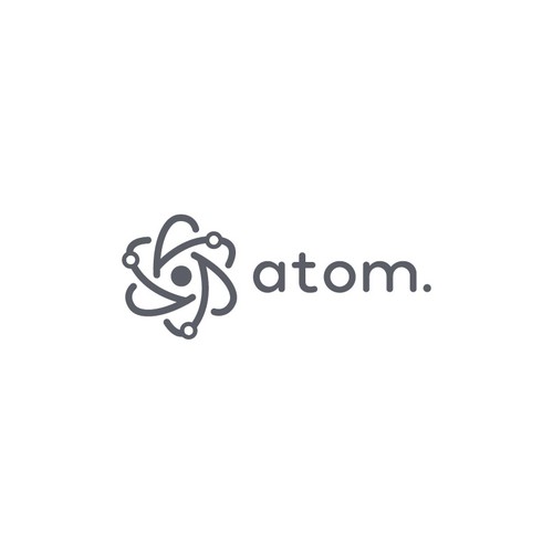 Create Atom Symbol In Shape of Letter "S" Design von Design.artz Studio