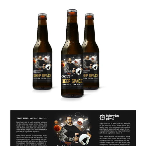 Beer labels for Fabryka Piwa Design by TristanV