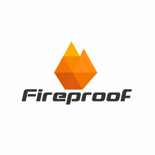 isometric fire logo Design by zorndesign