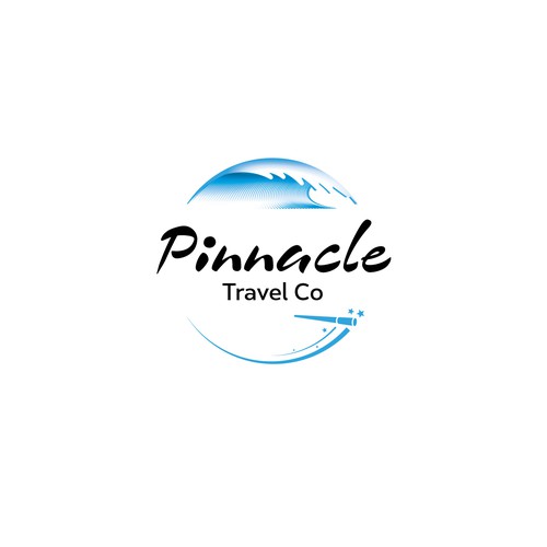 Clean, simple but powerful travel logo for luxury beach and Disney Design by FinD