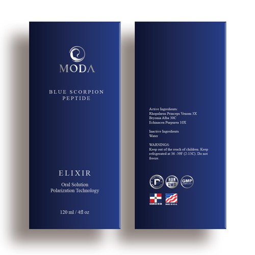 コンペ「MODA - Luxury, lifestyle packaging design.」のデザイン by intanamirさん 