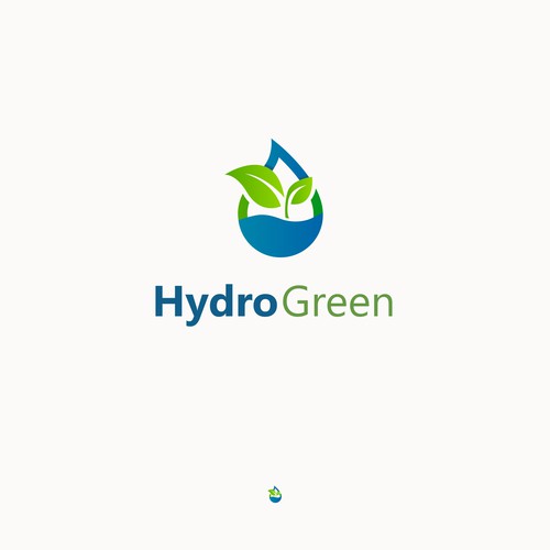 Diseño de Sleek bold logo for hydroseeding company water droplet/grass de Owlman Creatives