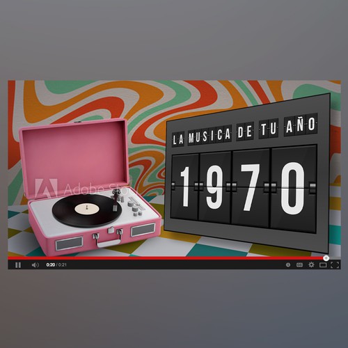 "La música de tu año video cover" winning Social media page by Karla Rodriguez