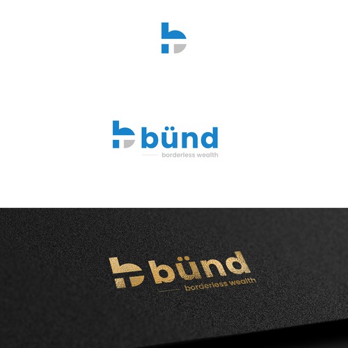 modern minimal logo for Swiss German private bank Design by Pjvsan