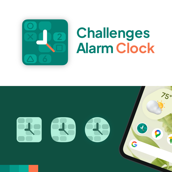 Icon concept for an alarm app