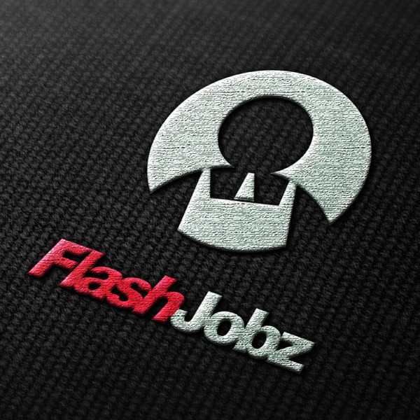 Design by dvk titled "FlashJobs - HR company needs a new logo"