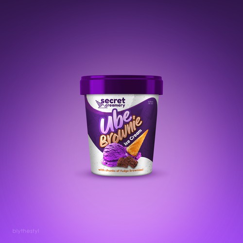 Ice Cream Packaging for Ube Ice Cream Réalisé par marketingmaster