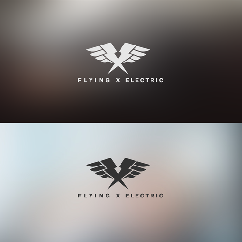 Flying X Electric Logo Design by Inktrovert_Dilla