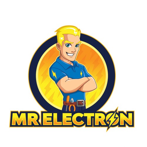 Design a logo for MR ELECTRON the electrical specialist Design by Jazzons⚔️