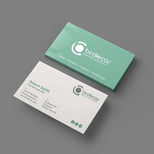 business card for company called birdie Design by muaz™