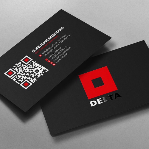 DELTA Business Card Relaunch Design réalisé par chandrayaan.creative