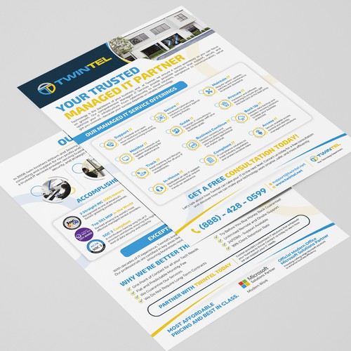 Twintel Service Advertisement Design by Dzhafir