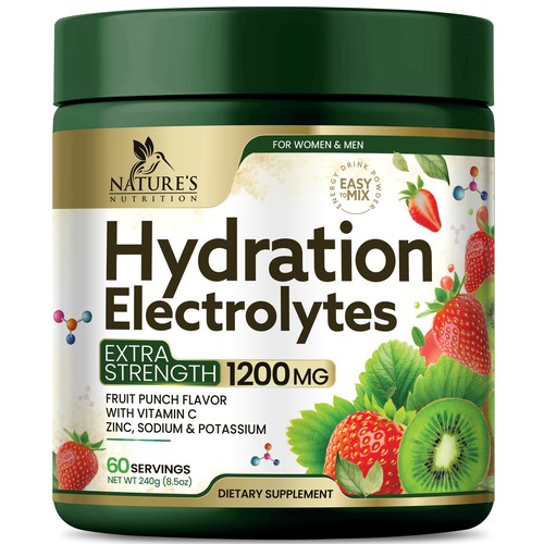 Hydration Electrolytes Design Needed for Nature's Nutrition Design by Black-Pepper