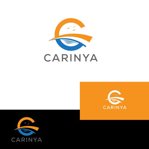 A logo for Carinya Apartments Design by Web Hub Solution