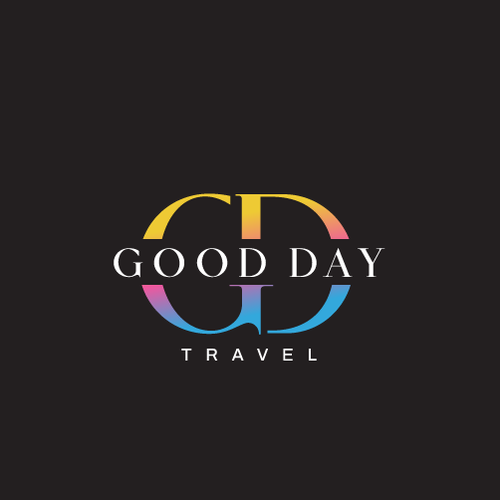 Luxury universal travel logo for marketing travel to brides, families, and premium travelers. Design by DX Raven Design