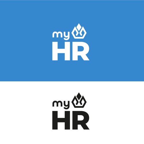 Create an awesome logo for myHR, the #1 HR Software in Luxembourg ! Design by M.I.Thomson