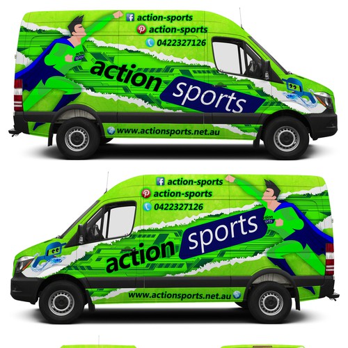 THE BEST VAN WRAP IN THE WORLD Design by aricaturrash