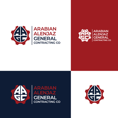 “Modern Industrial Logo for AAGC – Construction & Contracting Company” Design by CaptainZZ